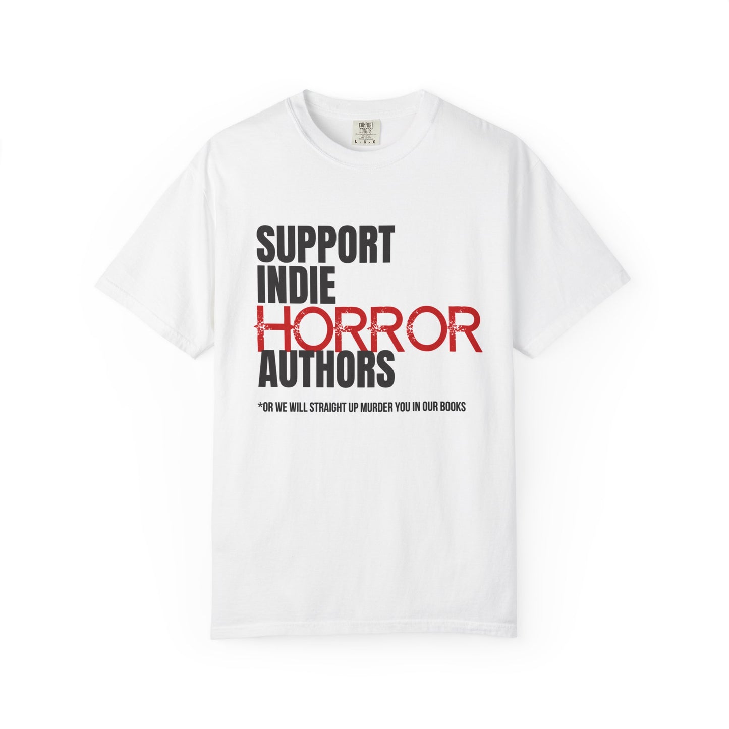 Support Indie Horror Authors Unisex T-Shirt