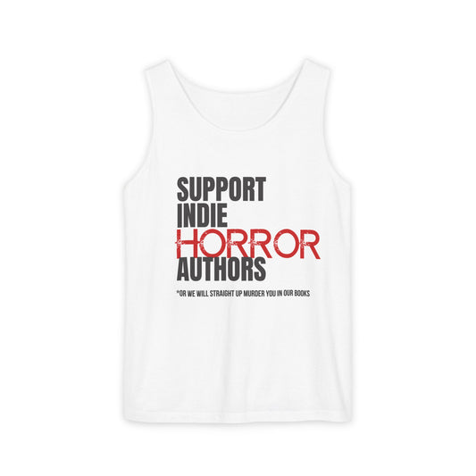 Support Indie Horror Authors Tank Top