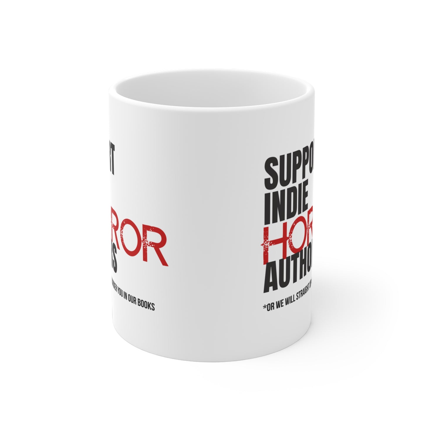 Support Indie Horror Authors Ceramic Mug
