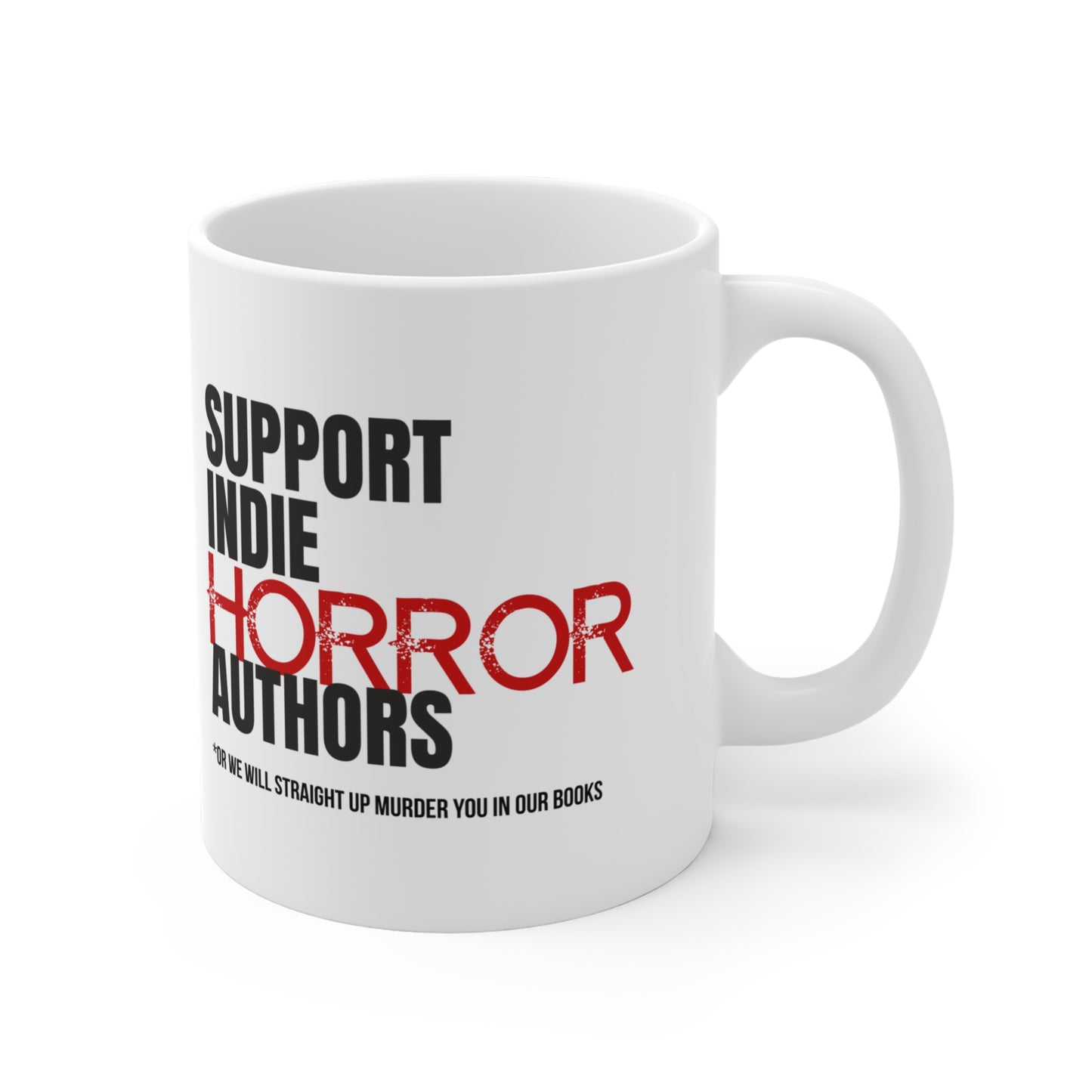 Support Indie Horror Authors Ceramic Mug