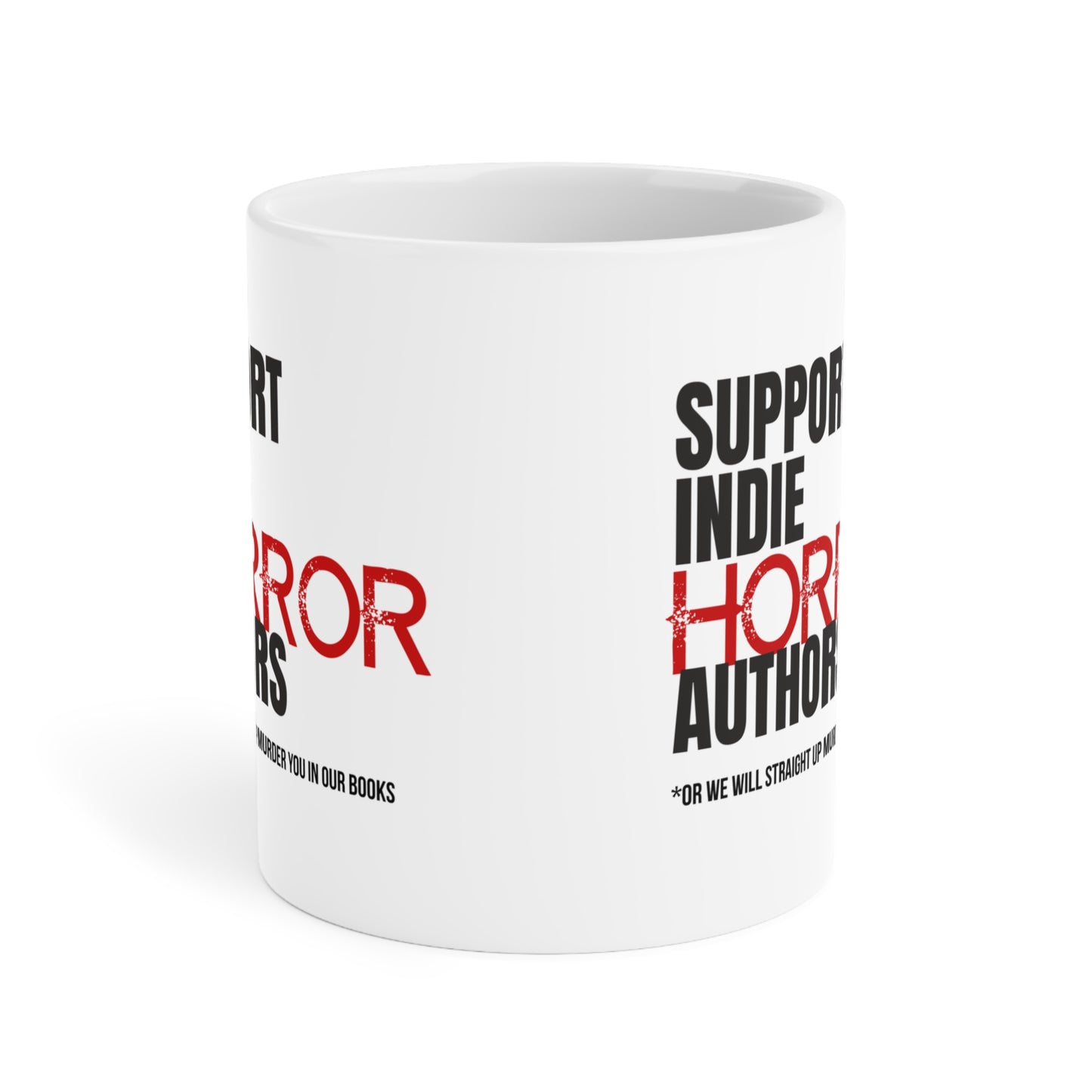 Support Indie Horror Authors Ceramic Mug