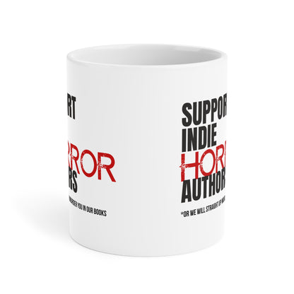 Support Indie Horror Authors Ceramic Mug