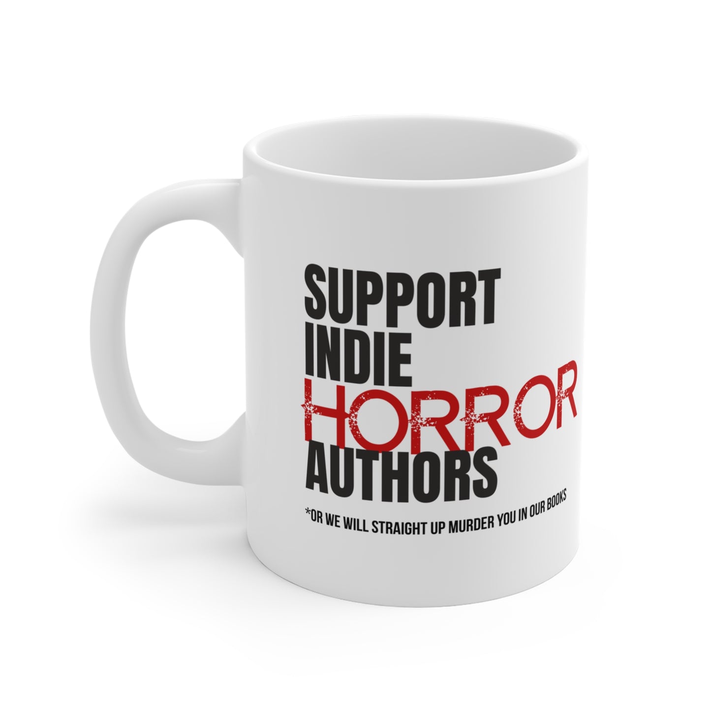 Support Indie Horror Authors Ceramic Mug