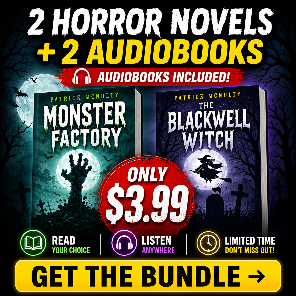 💀 2 Spooky Stories. 1 Killer Deal. 🔥