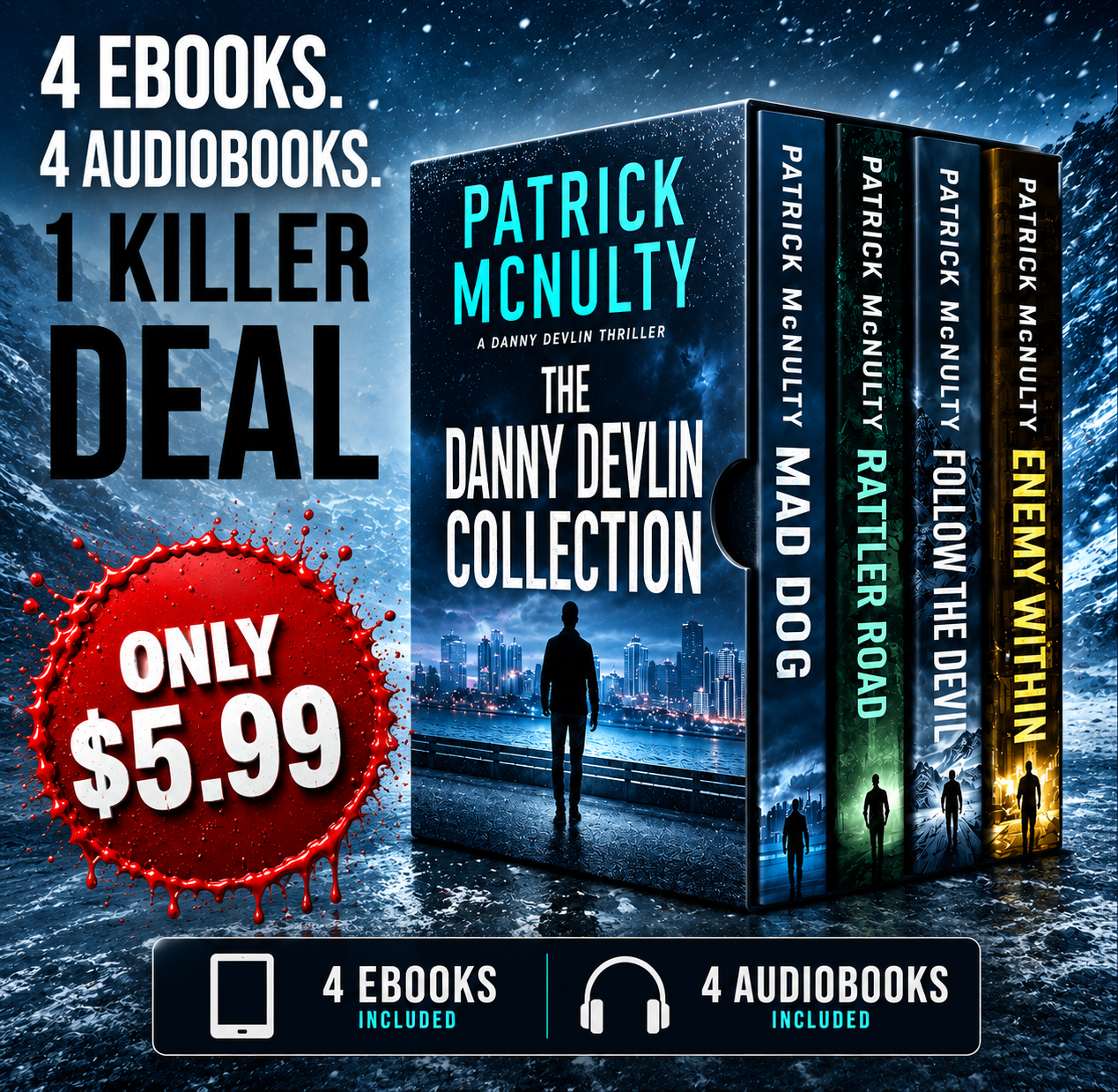 🔥 4 Pulse-Pounding Thrillers. 1 Unbeatable Deal.
